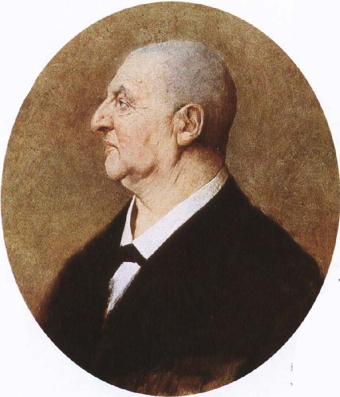 richard wagner the austian composer anton bruckner a portait by h. kaulbac Germany oil painting art